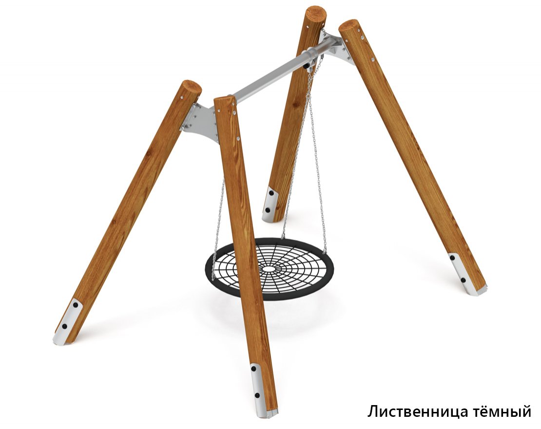 Качели-гнездо Гугака 7 лиственница - вид 3