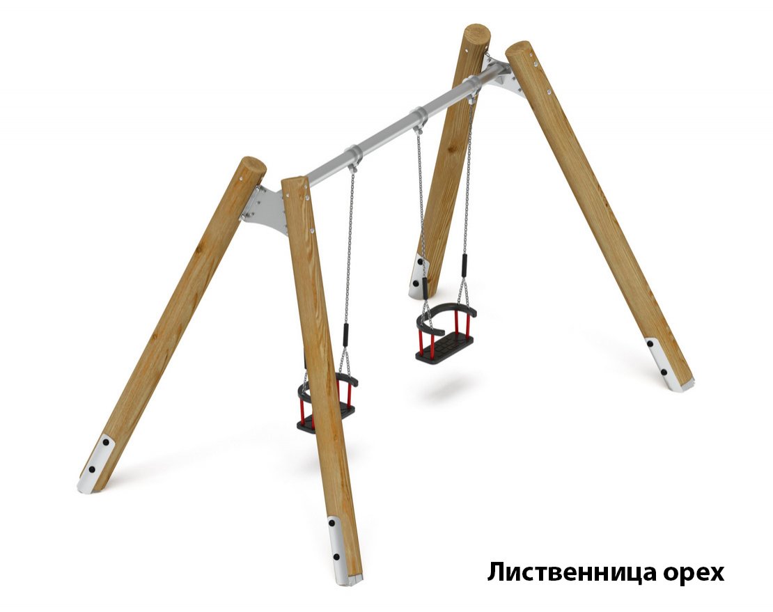 Качели Единство (лиственница) 7 - вид 2