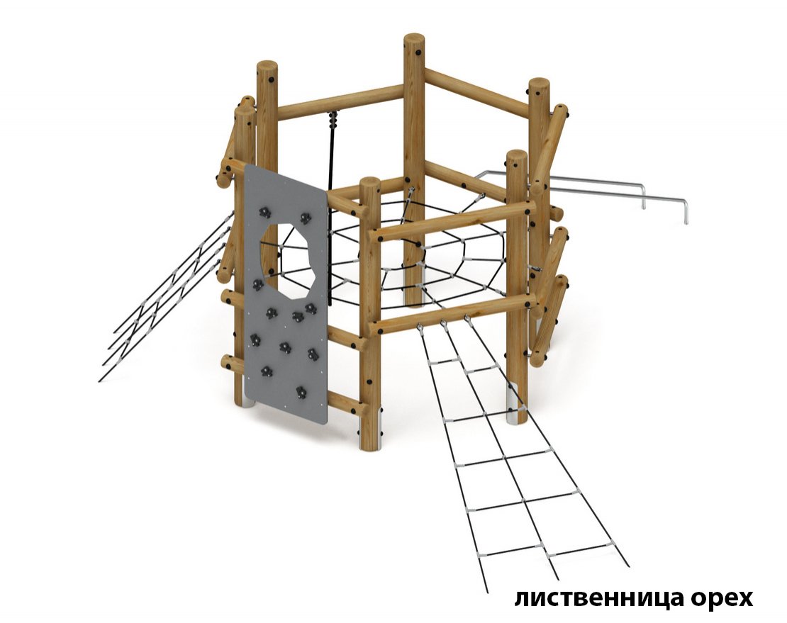 Спорткомплекс для улицы Крепыш 4 (Лиственница) - вид 2